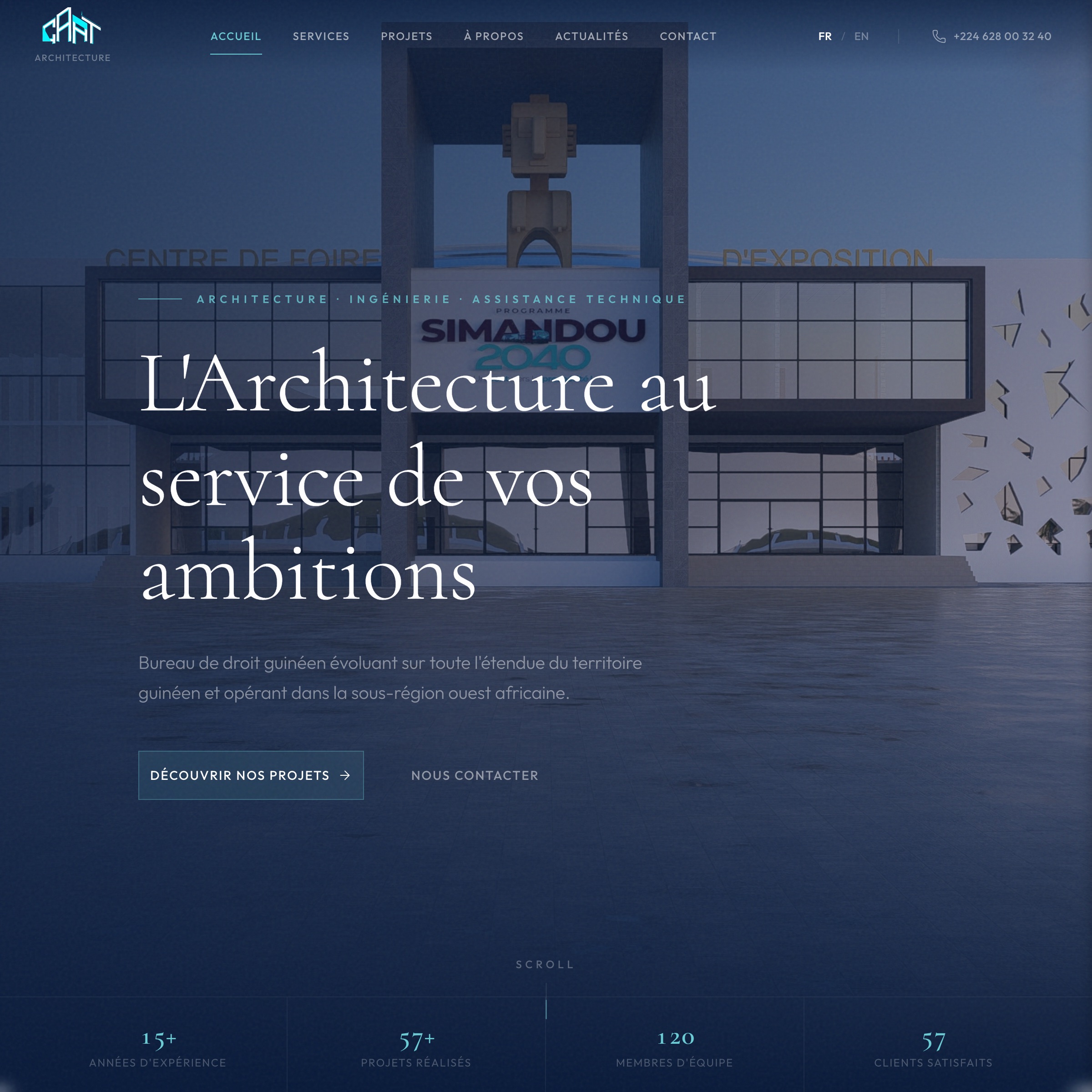 Capture d'écran de CAAT Architecture